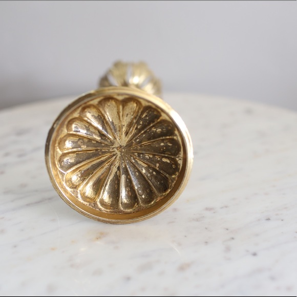 **SOLD**Vintage gold candlestick holder - Picture 5 of 5